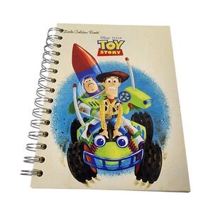 Disney Pixar‎ Toy Story Little Golden Book Spiral Notebook Journal Scrapbook